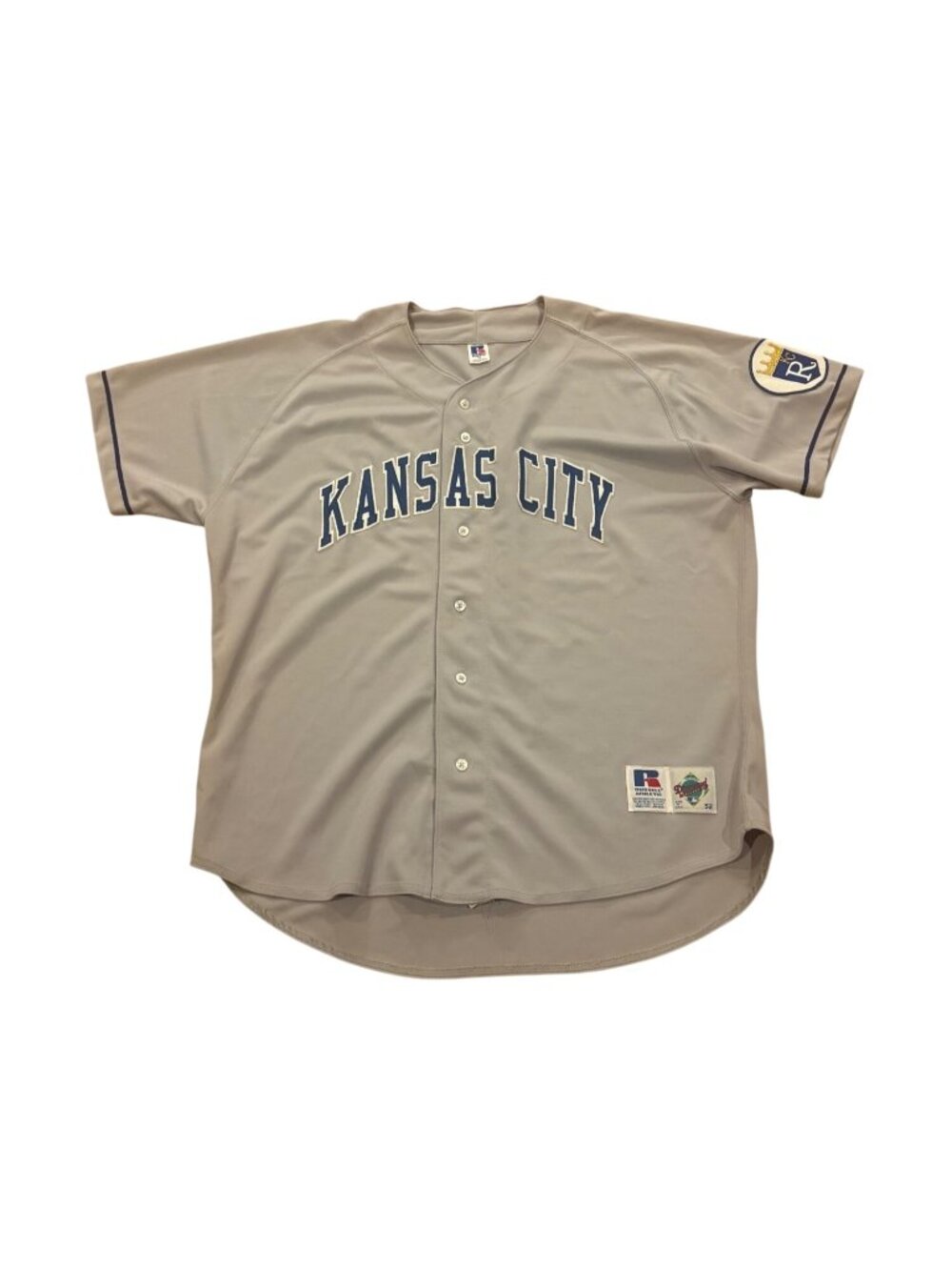Vintage Russell Athletic Diamond Collection Kansas City Royals MLB Jersey 52